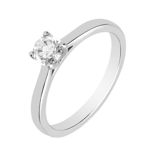 Anillo solitario 4 garras redondas 0 40ct