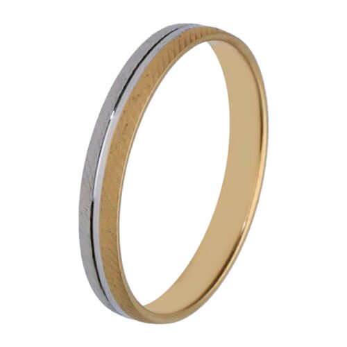 Alianza de boda de Oro 18 kt 3mm