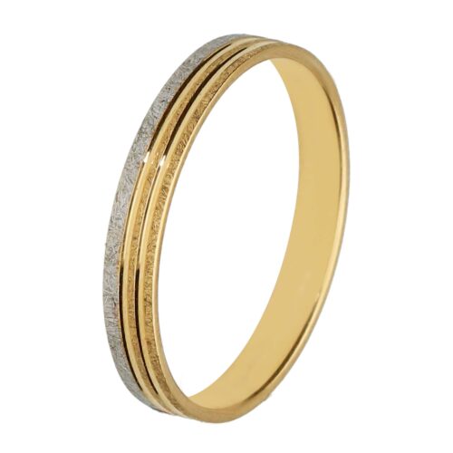 Alianza de boda de Oro 18 kt 3mm