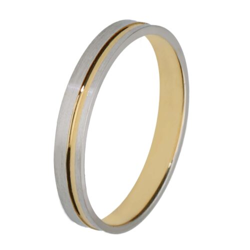 Alianza de boda de Oro 18 kt 3mm
