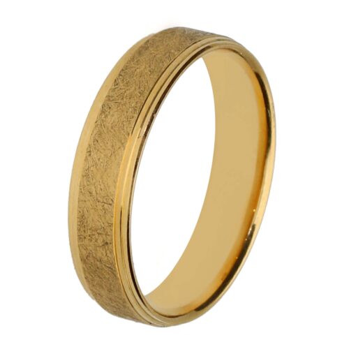 Alianza de boda de oro 18 kt 5 mm