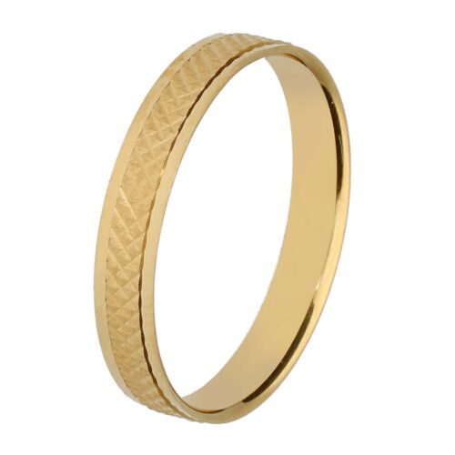 Alianza de boda de Oro 18 kt 3 50mm