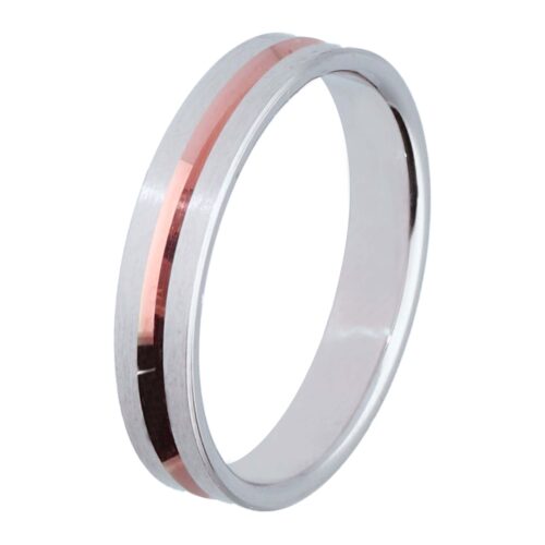 Alianza de boda de oro 18 kt 4 mm