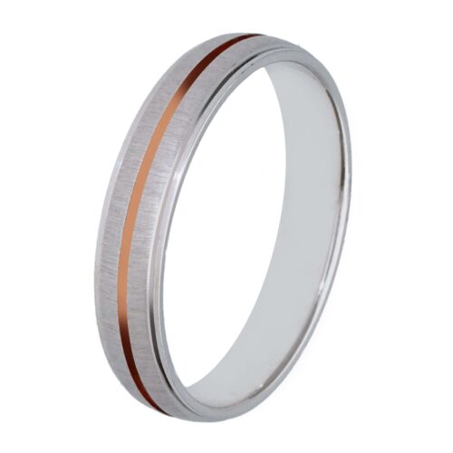 Alianza de boda de oro 18 kt 4 mm