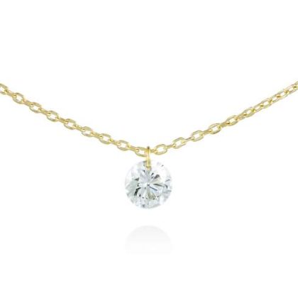 Gargantilla Liberty con diamante