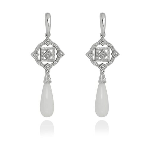 Pendientes de novia Pendientes ART DECO en plata