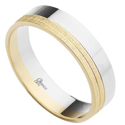 Alianza de boda oro amarillo 5 00 mm disponible en varios colores