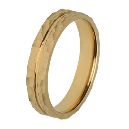 Alianza de boda de Oro 18 kt 4 mm