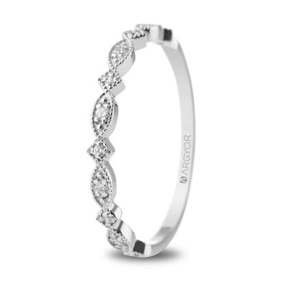 Anillo de Compromiso  con diamantes 0.07ct disponible en varios colores