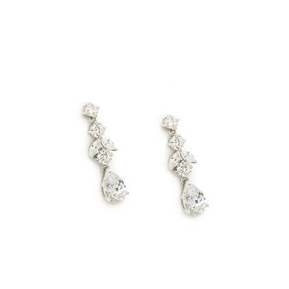 Pendientes de  Novia  Plata
