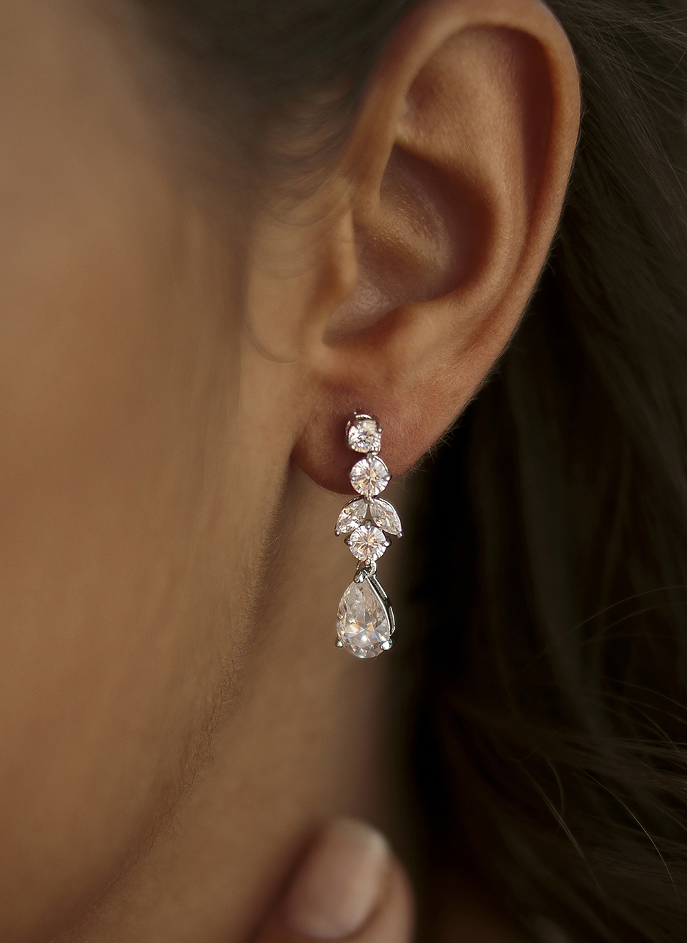 Pendientes de Novia Plata - Imagen 2