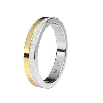 Alianza de boda  Oro en 9kts y 18kts 3,50 mm. Disponible en varios colores